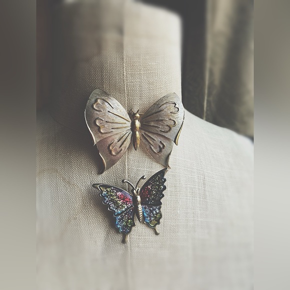 Vintage Butterfly Brooches ( Two For One) - Picture 8 of 8